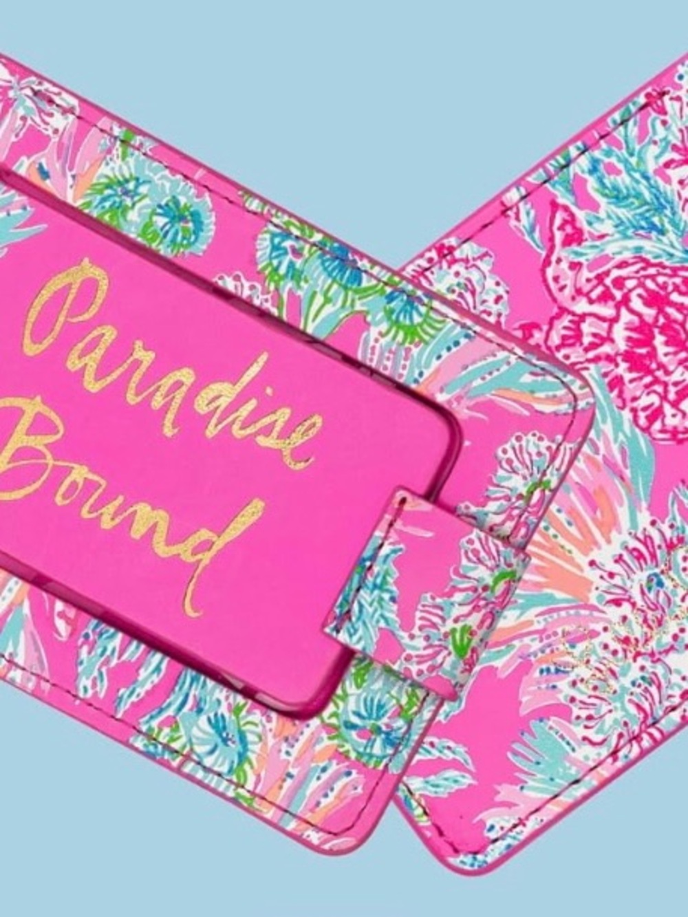 Lilly Pulitzer Paradise Bound' Luggage Tag!